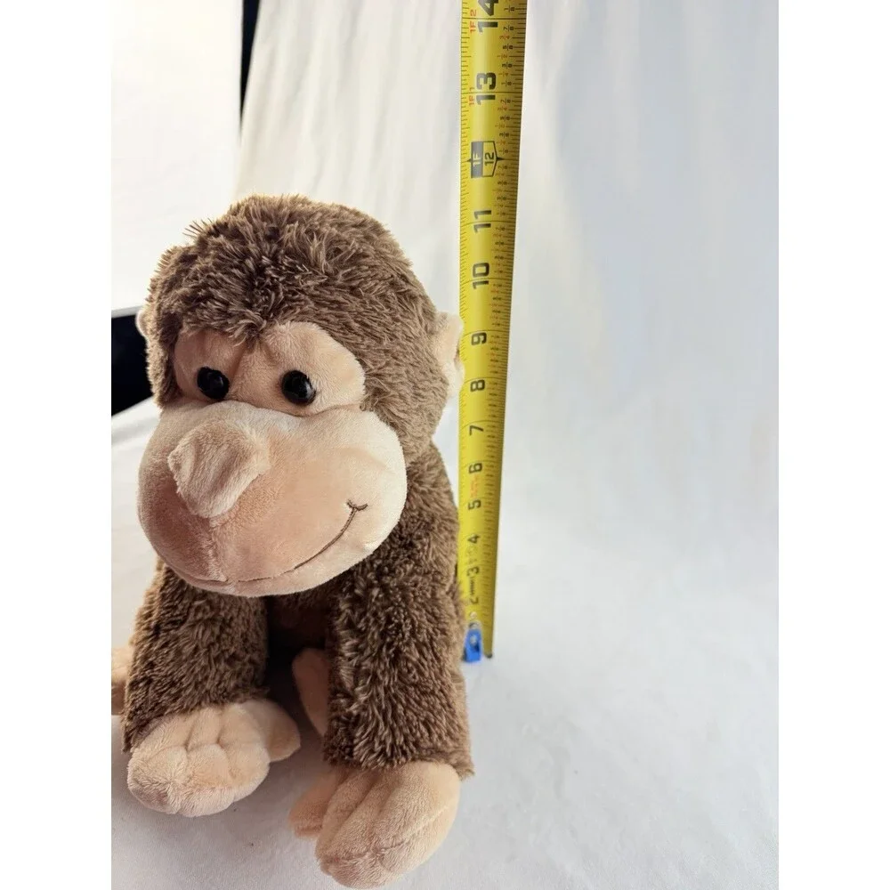 Russ Plush Monkey 12” Brown Tan Stuffed Animal Soft Cuddly Toy Vintage